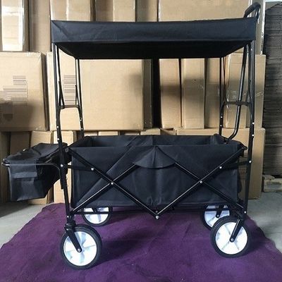 Plaj için OEM Hafif Katlanabilir Vagon Oxford Kumaş Katlanabilir Sepeti
