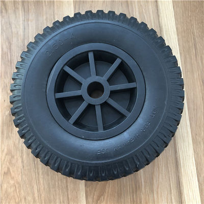 El Arabası Arabası için 2.50-4 PU Köpük Tekerlek Plastik Jant El Kamyon Tekerleği