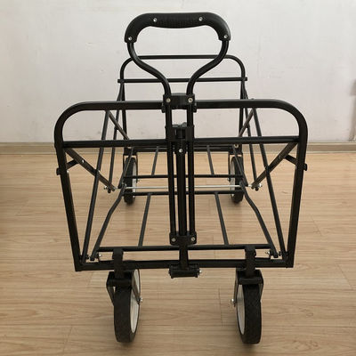Katlanabilir katlanabilir araba, plaj arabası büyük kapasiteli, spor, alışveriş, kamp yapmak için katlanabilir araba