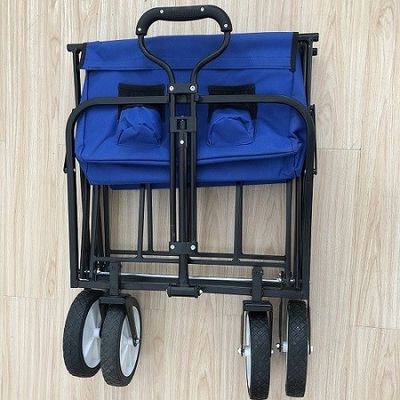Katlanabilir katlanabilir araba, plaj arabası büyük kapasiteli, spor, alışveriş, kamp yapmak için katlanabilir araba