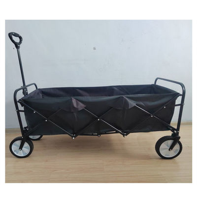 Kamp Bahçe 107cm için PVC 600D Katlanabilir Plaj Arabası Tüm Arazi Katlanır Vagon