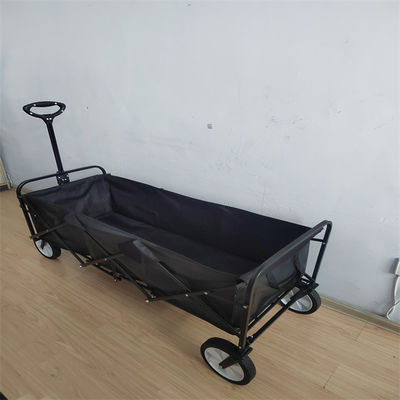 Kamp Bahçe 107cm için PVC 600D Katlanabilir Plaj Arabası Tüm Arazi Katlanır Vagon