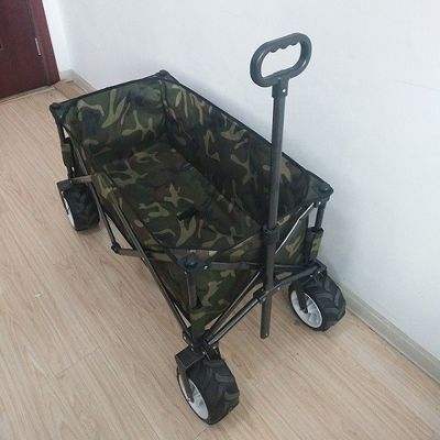 Çok Amaçlı OEM Açık Kamp Sepeti 600D Alışveriş Katlanır Arabalı Arabalar