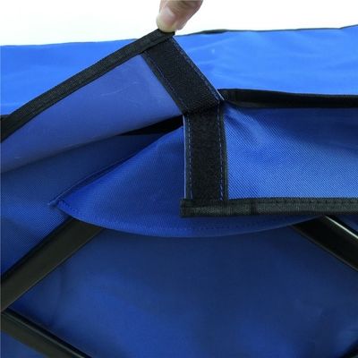 Yalıtım Katmanlı PVC Tekerlekli Katlanabilir Vagon Arabası 600D Hafif Katlanabilir Vagon