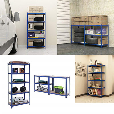 Garaj Korozyon Koruması için 5 Katmanlı Galvanizli Çelik Depolama Rafı Metal Raflar