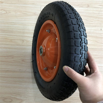 3.00-8 Pnömatik El Arabası Tekerleği 360mm Lastik Arabası Tekerlekleri Pnömatik