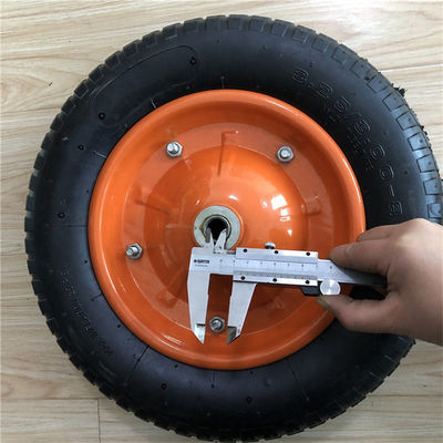 3.00-8 Pnömatik El Arabası Tekerleği 360mm Lastik Arabası Tekerlekleri Pnömatik