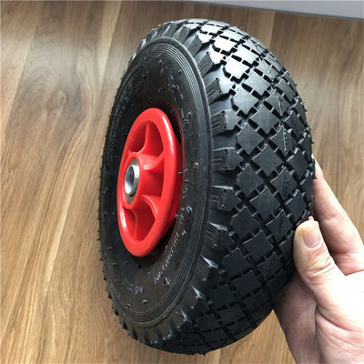 3.00-4 10 İnç Çuval Kamyon Tekerlekleri El Arabası Tekerlekleri Pnömatik OEM 240mm