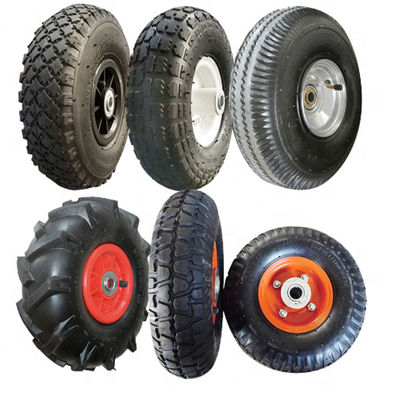 3.00-4 10 İnç Çuval Kamyon Tekerlekleri El Arabası Tekerlekleri Pnömatik OEM 240mm