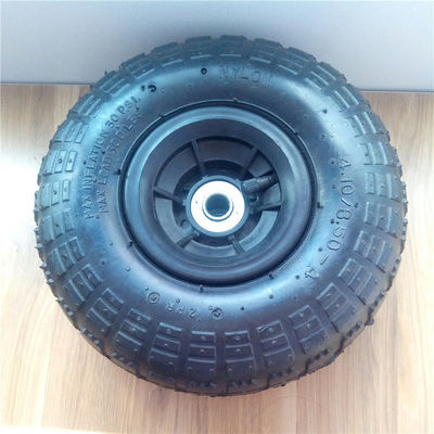 Bahçe 10 İnç Çuval Kamyon Tekerlekleri Şişme Araba Tekerlekleri Kauçuk Hava Tekerleği 26CM