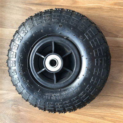 Bahçe 10 İnç Çuval Kamyon Tekerlekleri Şişme Araba Tekerlekleri Kauçuk Hava Tekerleği 26CM