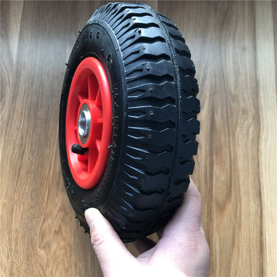 250-4 Plastik Jant Pnömatik Araba Tekerlekleri 21CM El Arabası Tekerlekleri Pnömatik