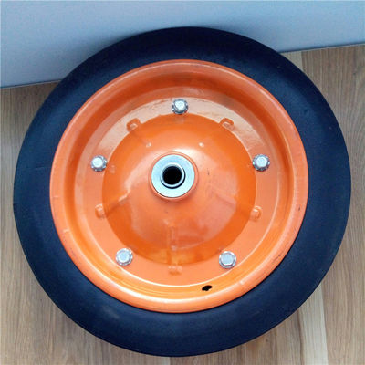 31cm 13 İnç Katı Lastik Lastikler Renkli Jant El Kamyonu İçin Katı Kauçuk El Arabası Lastiği