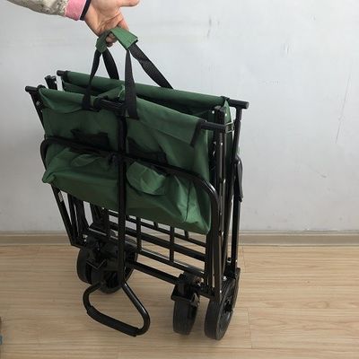 8 İnç Katlanabilir Plaj Arabası 600D Oxford Kumaş Hafif Katlanır Vagon