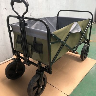 Katlanabilir katlanabilir araba, market arabaları, bahçe sporları için tekerlekli katlanabilir arabalar