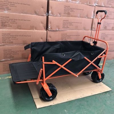Tekerlekli katlanabilir araba arabası, katlanabilir araba katlanabilir arka kapı, kamp yapmak için ağır yük taşınabilir araç arabası, spor