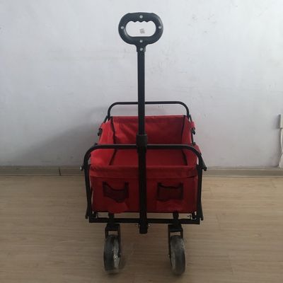 Küçük Boy Katlanır Plaj Vagonu Açık Yardımcı Katlanabilir Plaj Vagonu 102cm