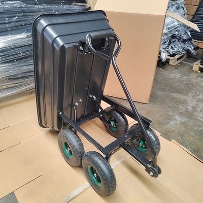 Devrilme Fonksiyonlu 75L Poli Gövde Bahçe Çöp Sepeti Büyük Kapasiteli Poli Çöp Sepeti