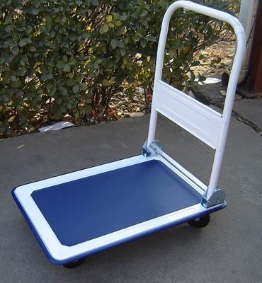 Ağır Hizmet Katlanır Platform Arabası 150kg Rolling Flatbed Sepeti El Arabası Sepeti