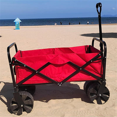 Rulo Konteyner All Terrain Wheel Camping Beach Katlanır Vagon Katlanır Araba