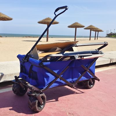 Katlanabilir Kaynak Arabası Ayarlanabilir PU Tekerlekler Pratik Katlanır Vagon Özelleştirilmiş