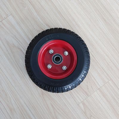 250-4 Metal Jant El Arabası 8 İnç El Arabası Pnömatik Lastik Lastik Tekerlek