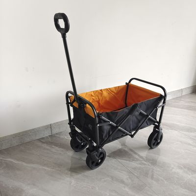 Açık Katlanır Kamp Sepeti İçin 6 İnç Tekerlekli Mini Katlanabilir Alışveriş Sepeti