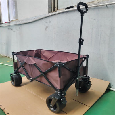 Özelleştirilebilir Katlanır 4 Tekerlekli Vagon Her Yöne Katlanabilir Vagon Arabası