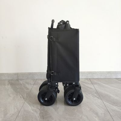 Ayarlanabilir Saplı Çok Amaçlı Geniş Tekerlekler Kaynaklı Plaj Arabası Katlanabilir Vagon
