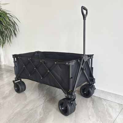Wonderfold Plaj Katlanabilir Açık Hava Kamp Arabası Düzenlenebilir Yaka Geniş Tekerlekler