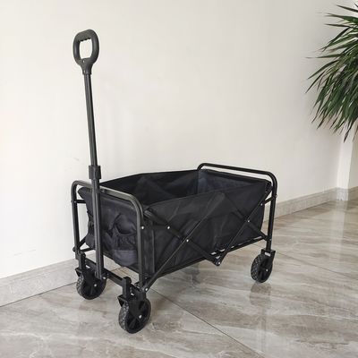 Dışarıdaki çelik çerçeve mini kamp yapma vagon arabası ayarlanabilir kumandalarla
