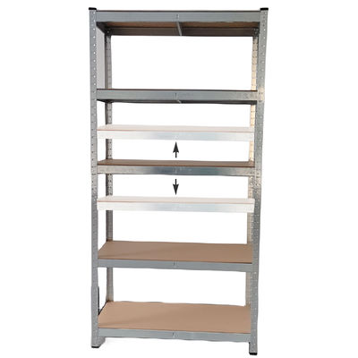 5 katlı raflar ayarlanabilir metal raflar çok amaçlı bultsuz 180x90x40CM