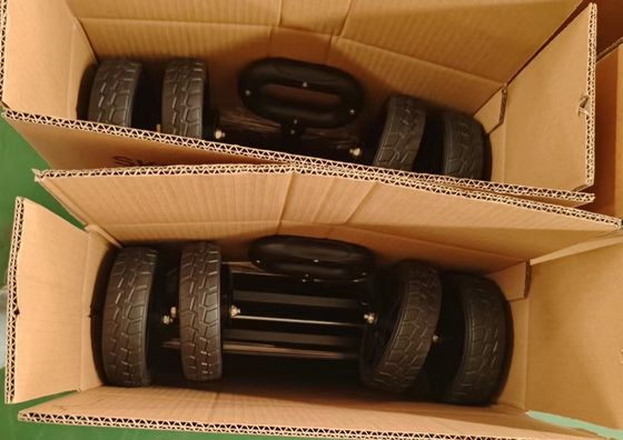 Çelik malzeme katlanabilir araba arabası çift katlı 600D Oxford PVC kumaş
