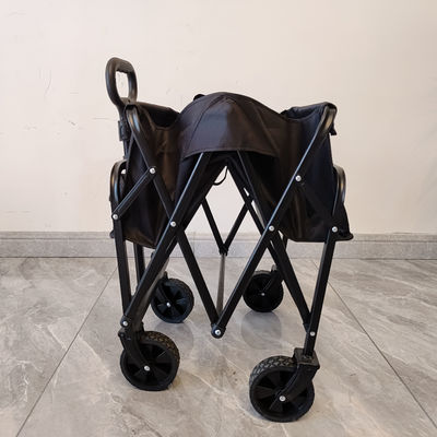 Mini Katlanabilir Vagon Arabası Yük Kapasitesi 80-100LB Oxford PVC Kumaş Malzemesi
