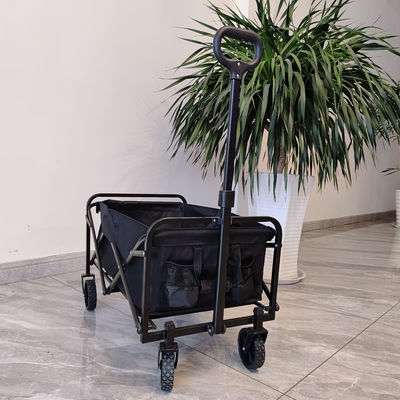 Mini Katlanabilir Vagon Arabası Yük Kapasitesi 80-100LB Oxford PVC Kumaş Malzemesi
